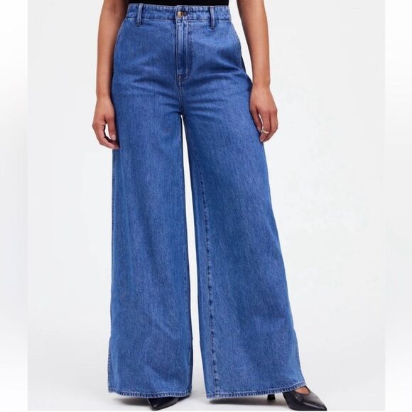 Madewell wide sweep trouser jeans - Picture 1 of 5